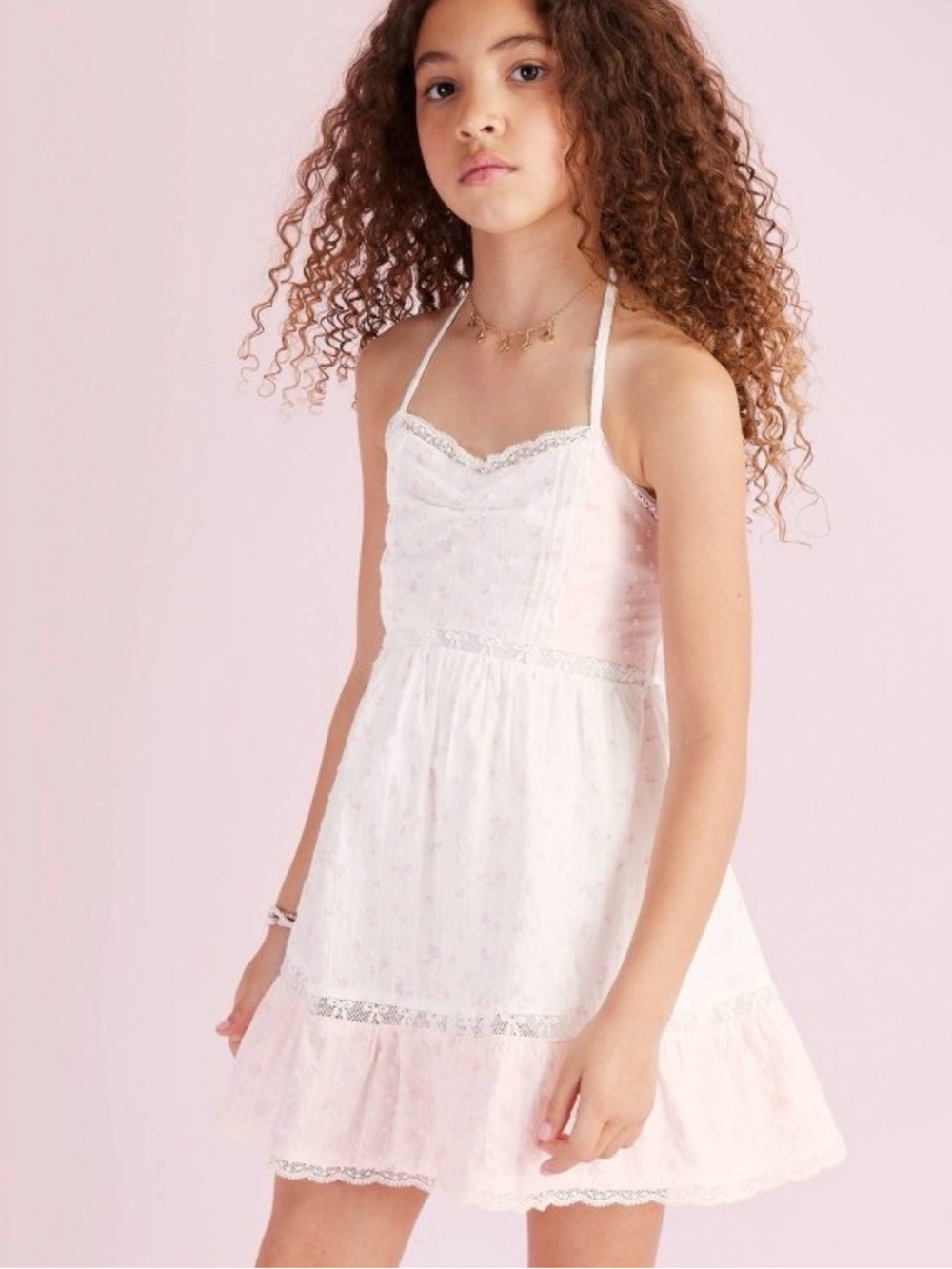 LoveShackFancy x Target Girls' Annabelle Ditsy Floral Halter Dress